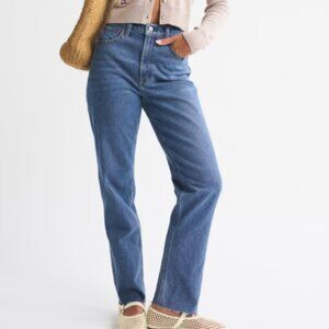 Abercrombie Curve Love Straight Leg Jeans